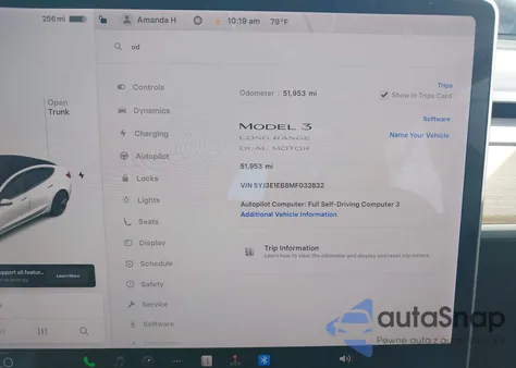 2021 Tesla Model 3 Long Range Dual Motor All-Wheel Drive из США, поврежденный, VIN 5YJ3E1EB8MF032832